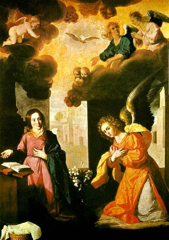 Francisco de Zurbaran annunciation oil painting image